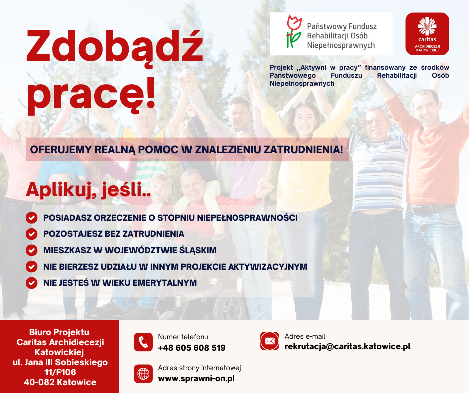 plakat "Zdobądź pracę"